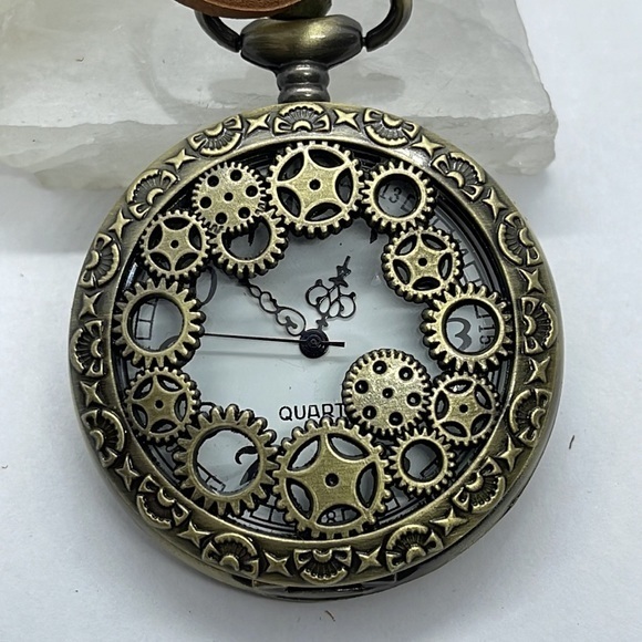 Brass Watch Necklace - Picture 4 of 6